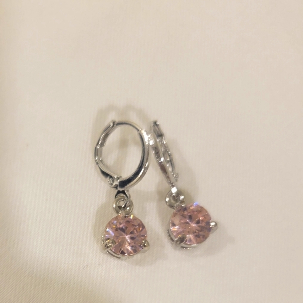 Silver and Purple Jewelry Set - Picture 2 of 3